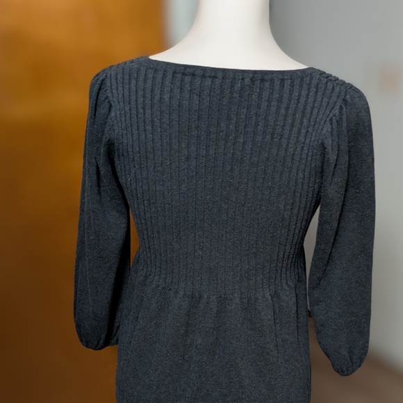 Belldini Women's Black Buttoned Top - Picture 2 of 5